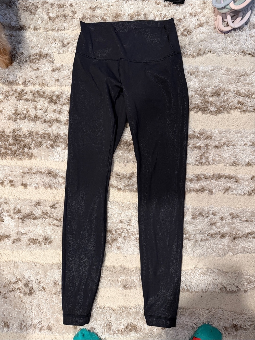 lululemon athletica Black High-Rise Shiny Leggings